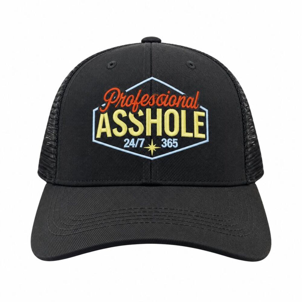 Professional Hat Funny Sarcastic Offensive Trucker Cap